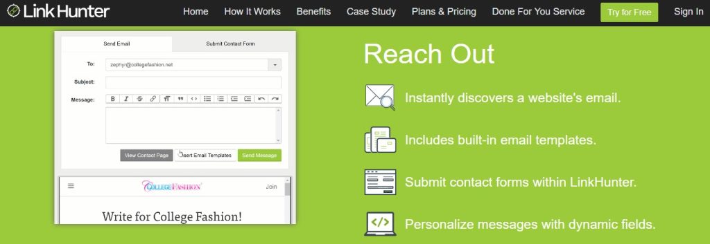 Link Hunter Homepage