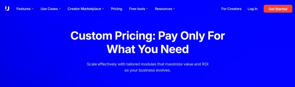 Upfluence Pricing