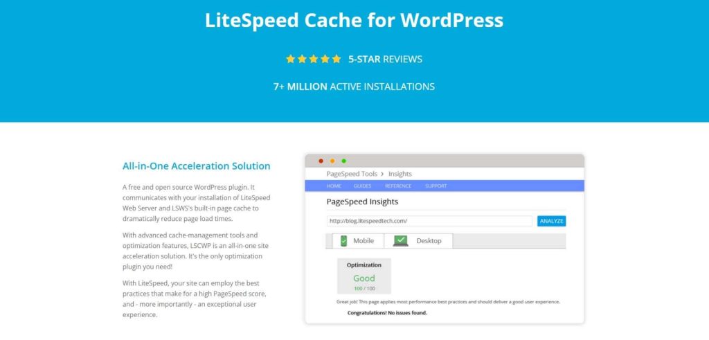 LiteSpeed Cache plugin