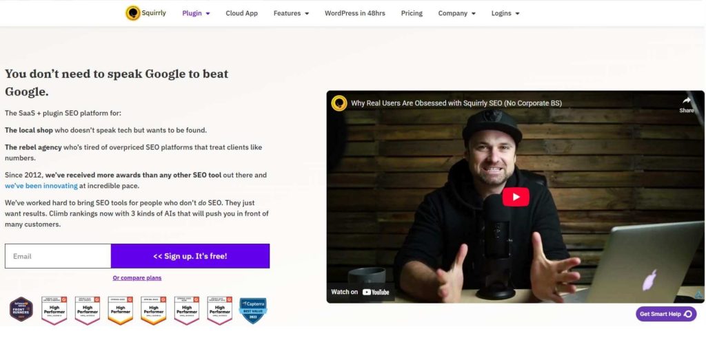 Squirrly SEO plugin