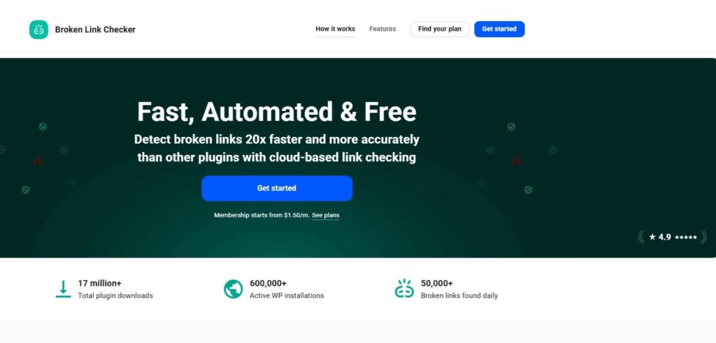broken link checker wp plugin