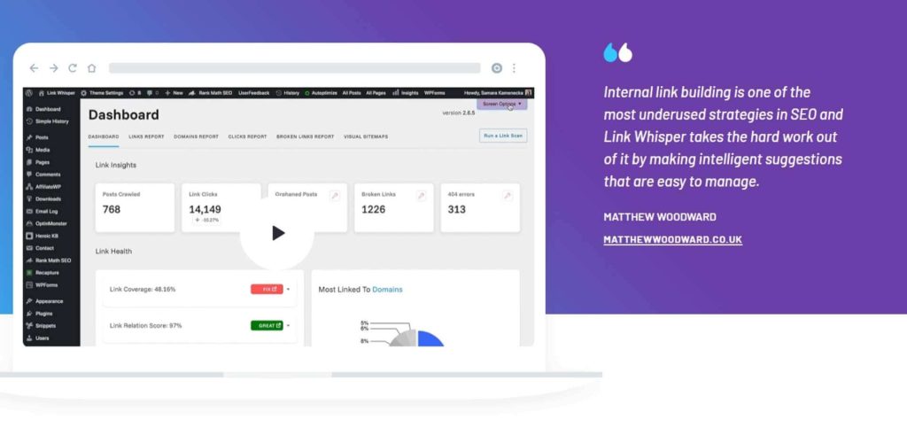 link whisper plugin