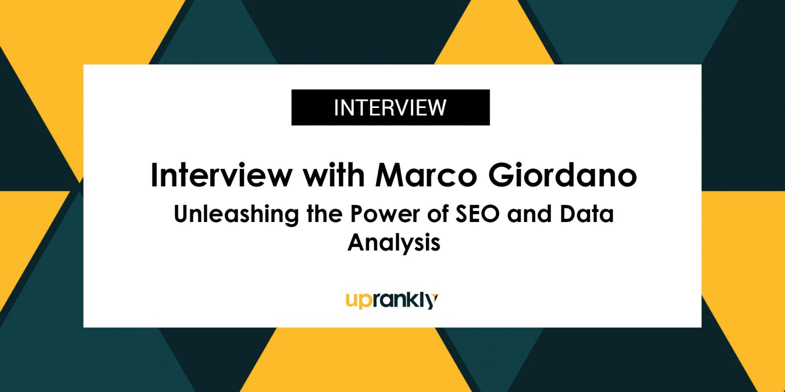 An Exclusive Interview with Marco Giordano