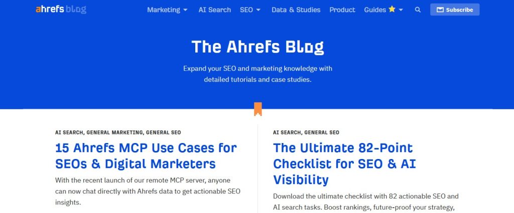Ahrefs Blog