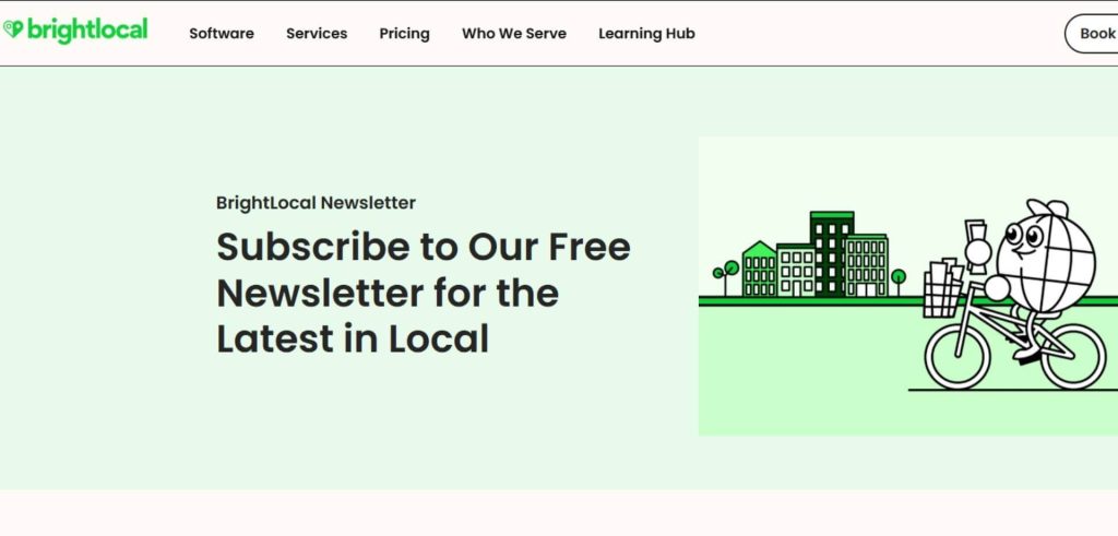 BrightLocal newsletter