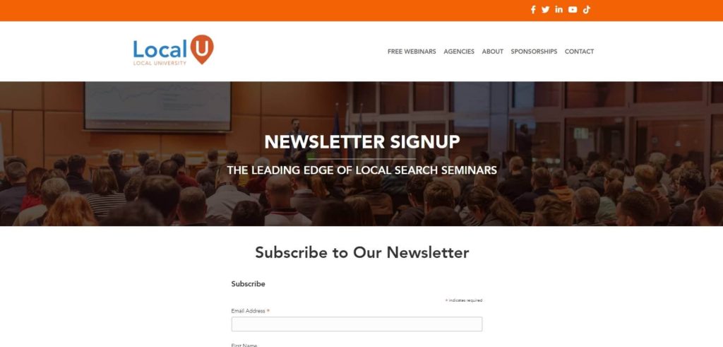 LocalU Newsletter