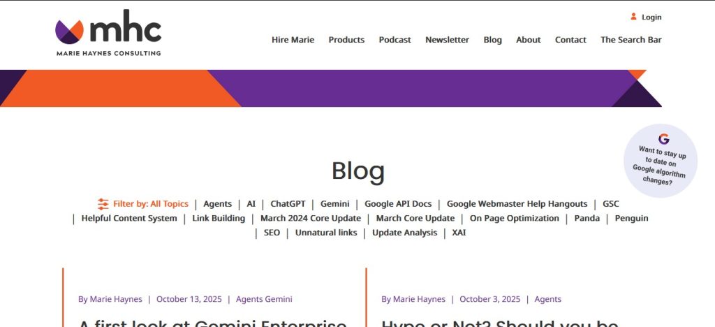 Marie Haynes Blog