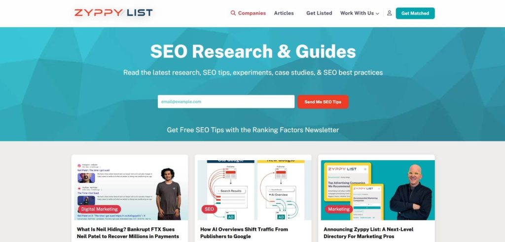 Zyppy SEO Newsletter