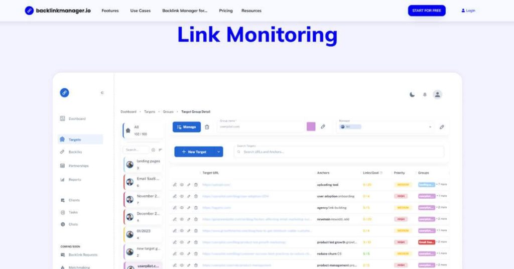 backlinkmanager io screenshot