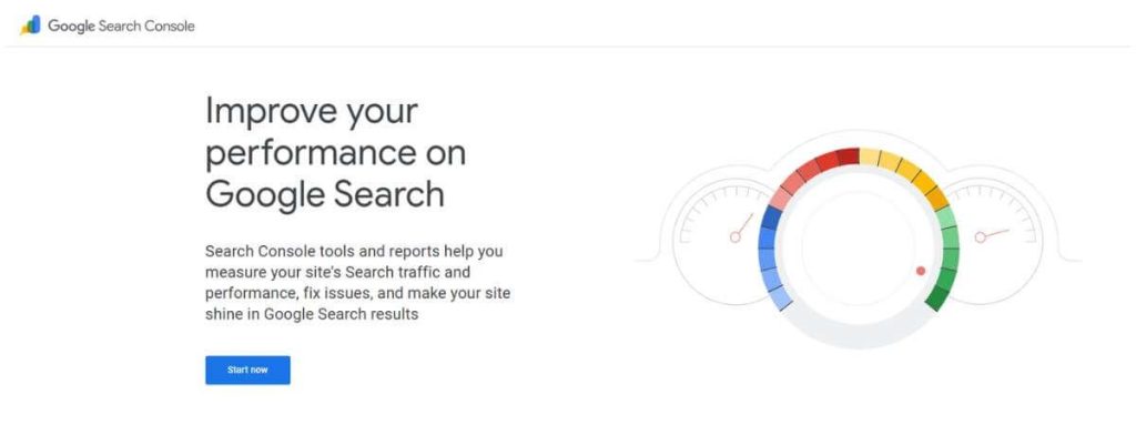 google search console screenshot