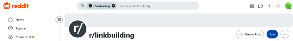 rLinkBuilding
