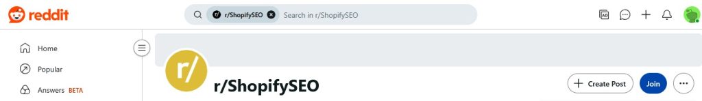 rShopify SEO
