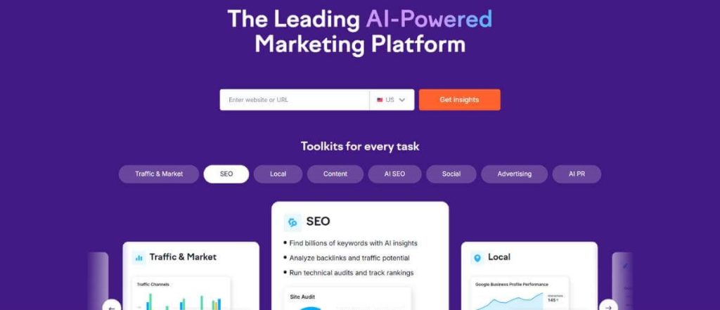 semrush screenshot