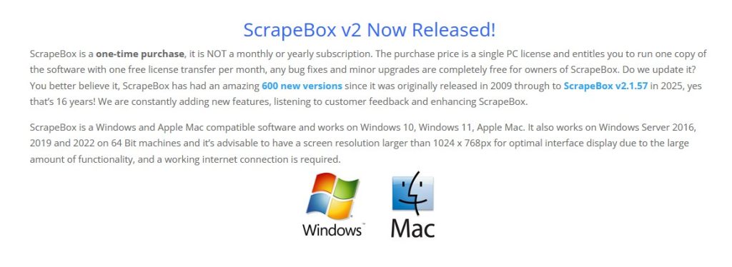 Scrapebox Pricing
