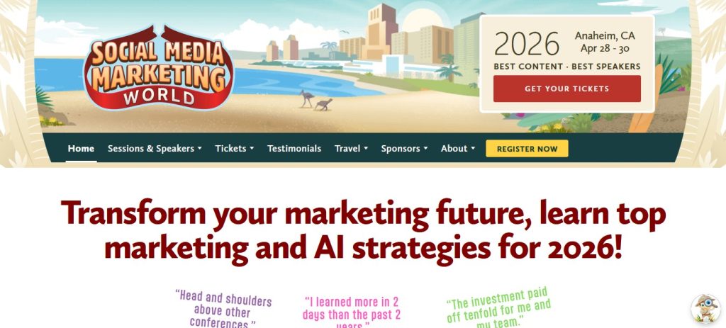 Social Media Marketing World SEO Conference 2026