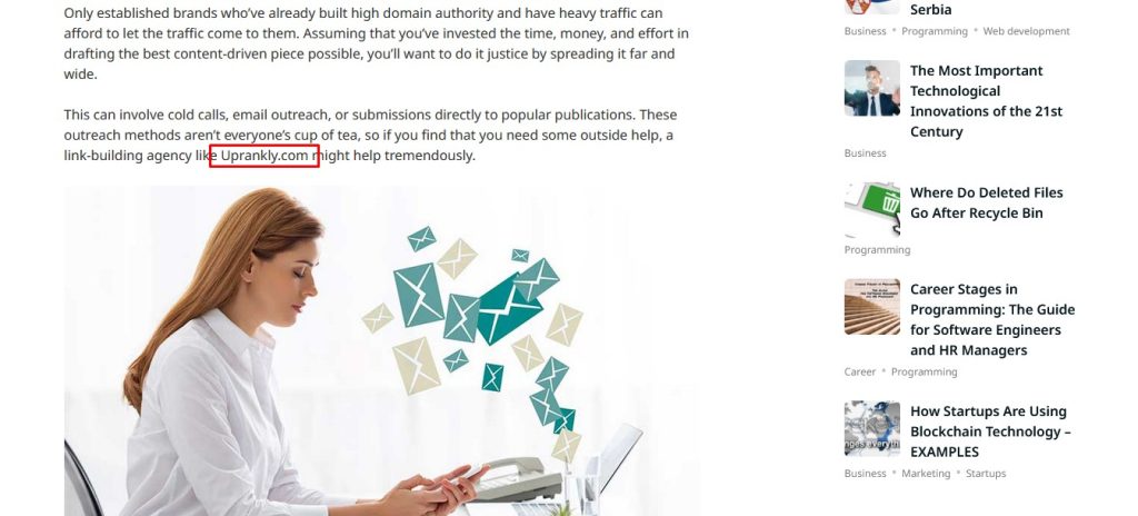 Unlinked Mention Checking