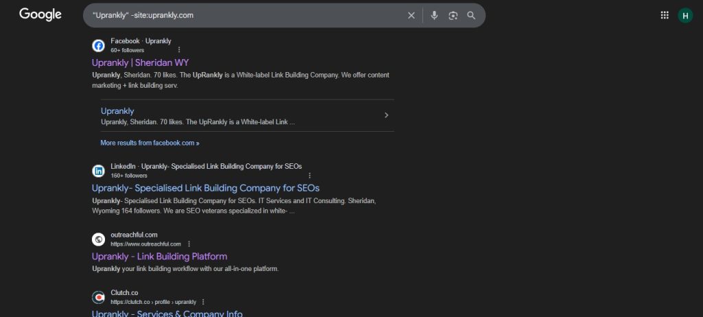 Using Search Operator to Find Unlinked Brand Mentions