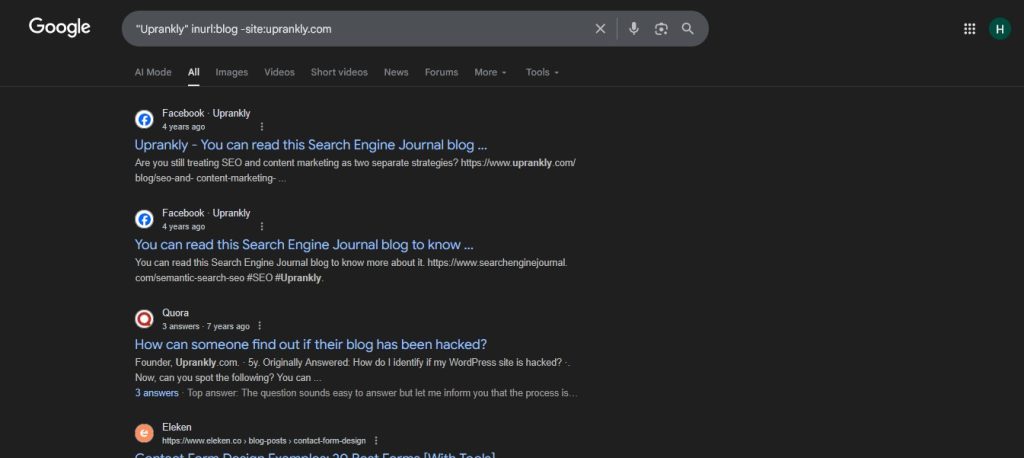 Using Search Operators to Search Specifically for Blogs and News