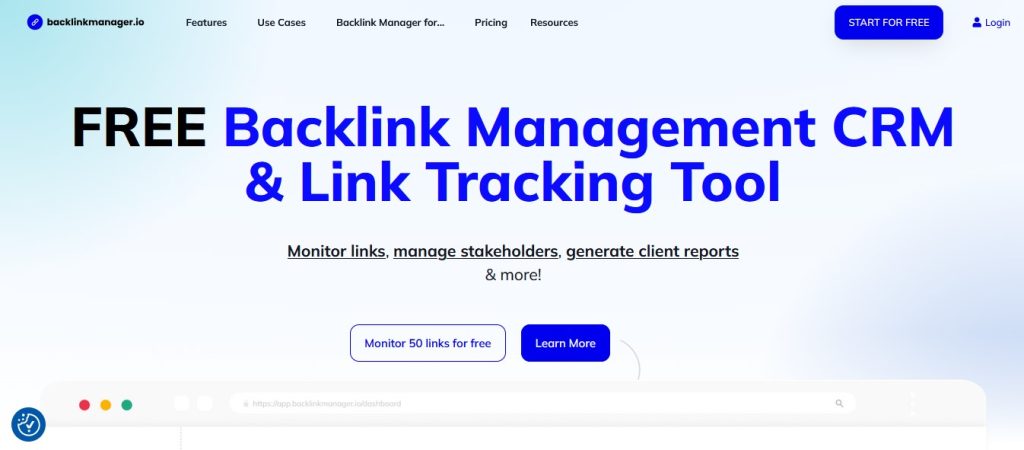 BacklinkManagement Homepage