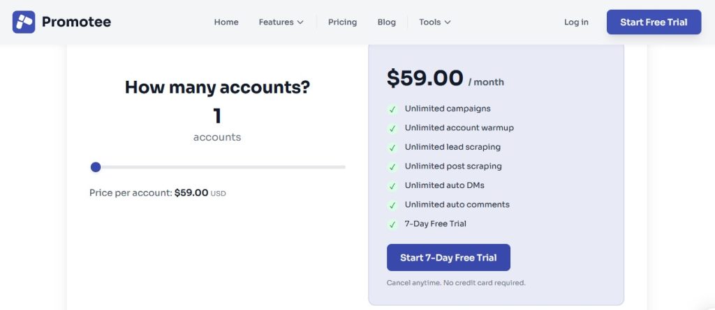 Promotee.io Pricing
