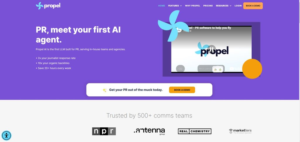 Propel Homepage