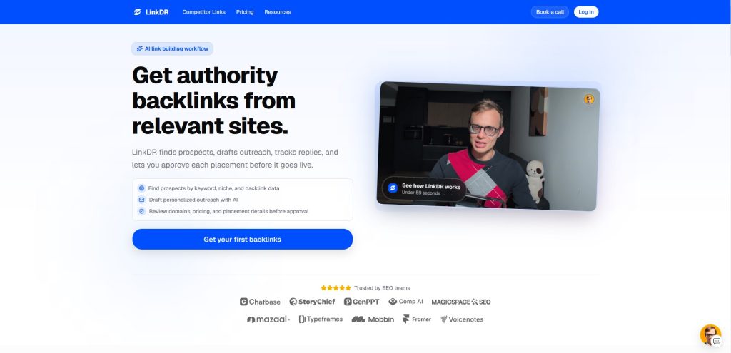 Linkdr Homepage SS