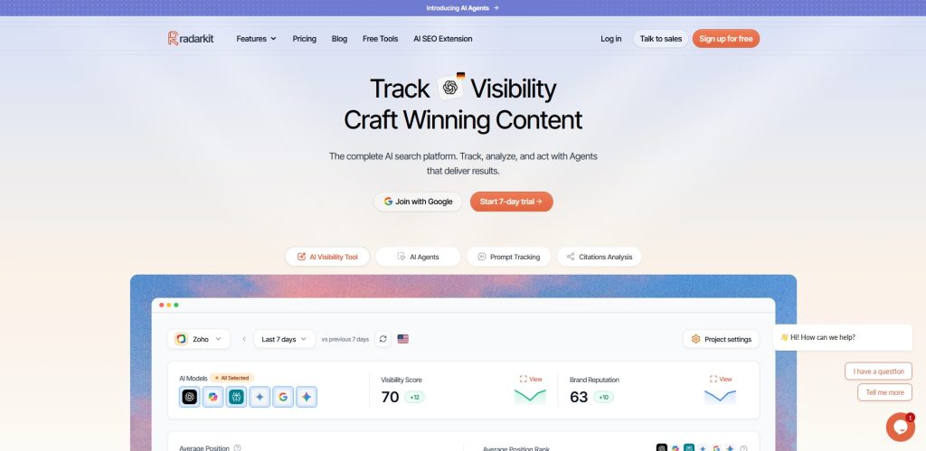 Radarkit Homepage