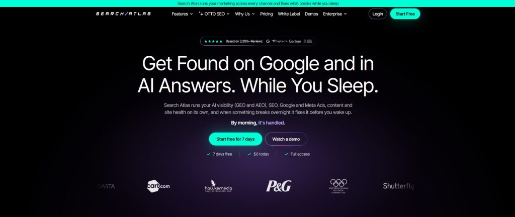 Search Atlas Homepage